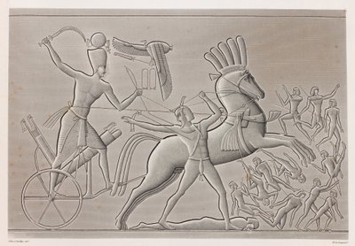 Thebe: Karnak, närbild av Unbekannt