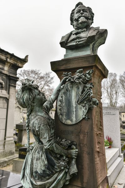 Gustave Jundts grav/Bartholdis lilla Alsace/Montparnasse-kyrkogården/PARIS XIV*/Seine/Ile de France/Frankrike av Unbekannt