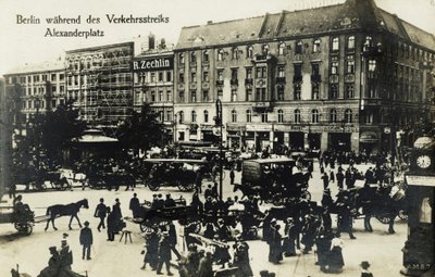 Transport strejkar i Berlin av Unbekannter Künstler
