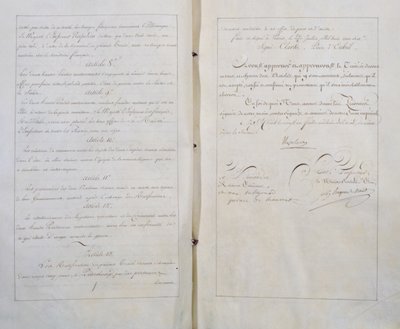Fördrag om evig fred och vänskap mellan Frankrike och Ryssland, undertecknat i Paris den 20 juli av Unbekannt