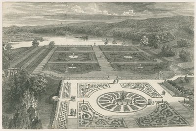 Trentham Gardens: träsnittsgravyr och [?1800-talet] av Unbekannt