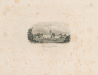 Trentham Hall: stålgravyr av Unbekannt