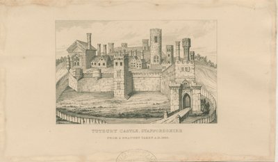 Tutbury Castle: stålstick, 1620 av Unbekannt