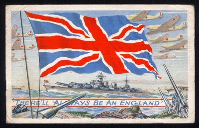 Storbritannien: Ett patriotiskt vykort producerat i Kanada under andra världskriget av C.L.C. av Unbekannt