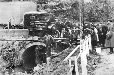 Storbritannien: Steam Wagon Accident, Cheshire av Unbekannt