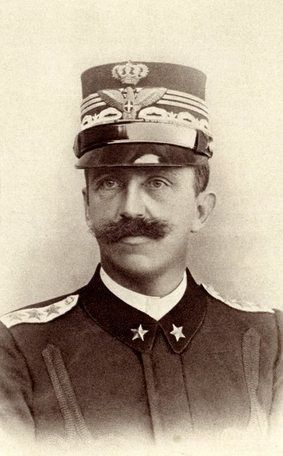 Victor Emmanuel III av Italien av Unbekannter Künstler