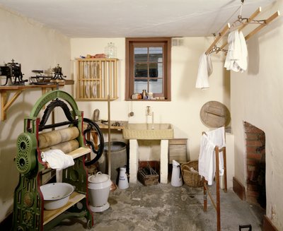 Victorian Scullery (foto) av Unbekannt