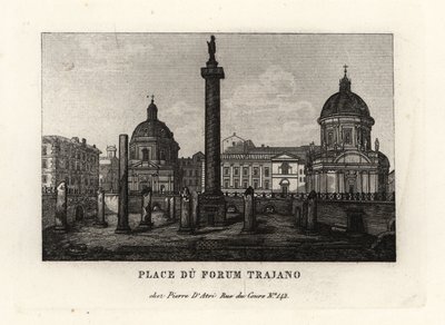 Utsikt över Piazza of Trajan