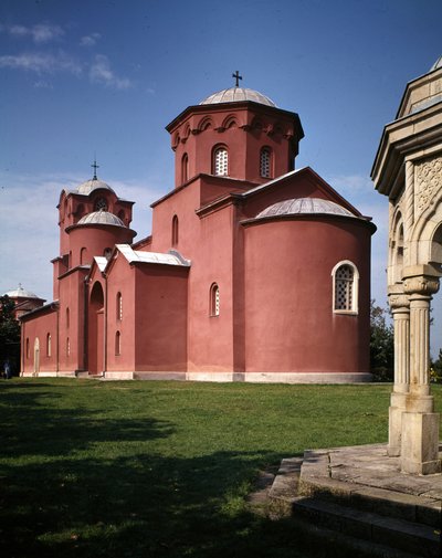 Utsikt över exteriören, ca 1315 (foto) av Unbekannt