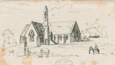 Walton-on-the-Hill Church [Ny]: litografi, nd [c 1840] av Unbekannt