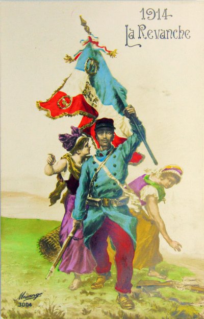 War 14/18, Revenge, tidigt 1900-tal (vykort) av Unbekannter Künstler