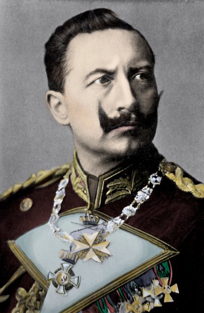 Wilhelm II , tysk kejsare från 1888 till 1941 av Unbekannter Künstler