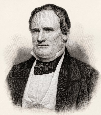 William Barksdale, från The Century Magazine, publicerad 1887 (gravyr) av Unbekannt