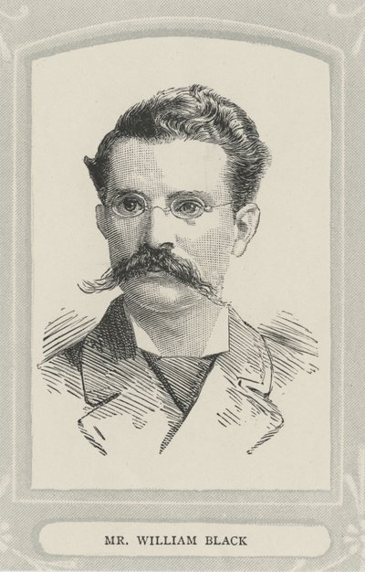 William Black (1841-1898) (lito) av Unbekannt