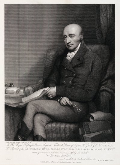 William Hyde Wollaston, engelsk kemist och metallurg, ca 1810-talet av Unbekannt
