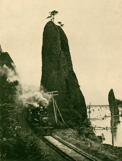 En pittoresk järnväg, av Underwood and Underwood