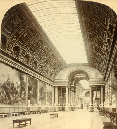 Gallery of Battles, Versailles, c1900. av Underwood and Underwood