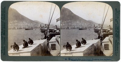 Hong Kong från hamnen, 1901 av Underwood and Underwood