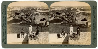 Jerusalem sett från Damaskusporten, Palestina, 1901. av Underwood and Underwood