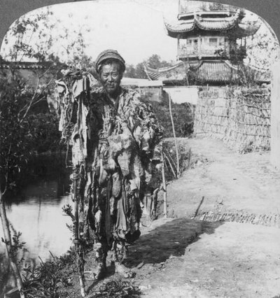 Tiggarnas kung, Loong Wah, Kina, sent 1800- eller tidigt 1900-tal av Underwood and Underwood