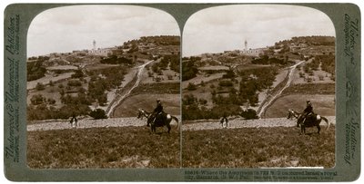 Samaria, sydvästra Palestina, 1900-talet. av Underwood and Underwood