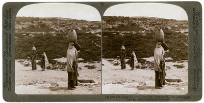 Byn Imwas Emmaus, Palestina, 1900. av Underwood and Underwood