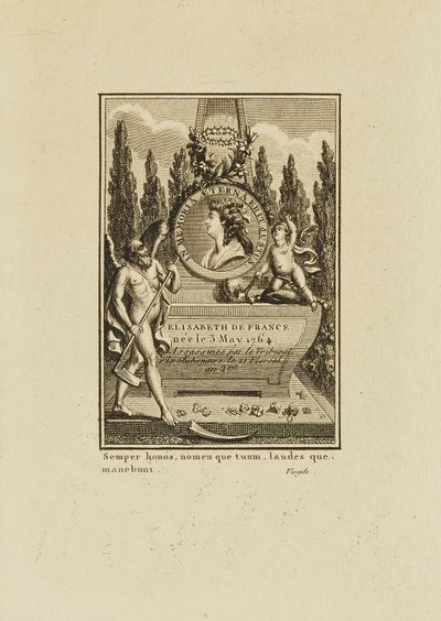 Elizabeth de France, i Memoria av Unidentified