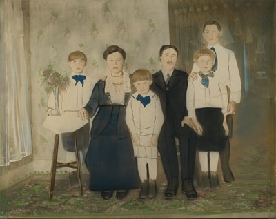 Familjeporträtt av Unidentified