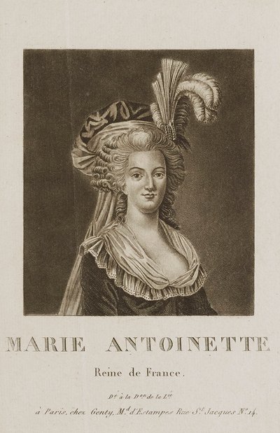 Marie Antoinette av Unidentified