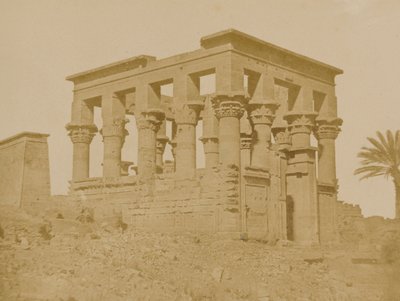 Tempel, ön Phylae av Unidentified