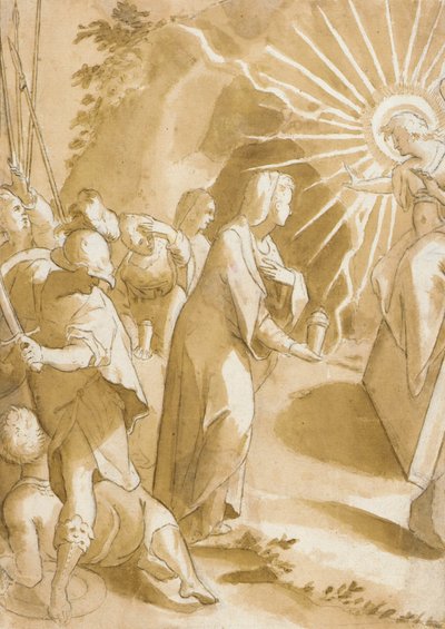 De tre Maria vid graven av Unidentified