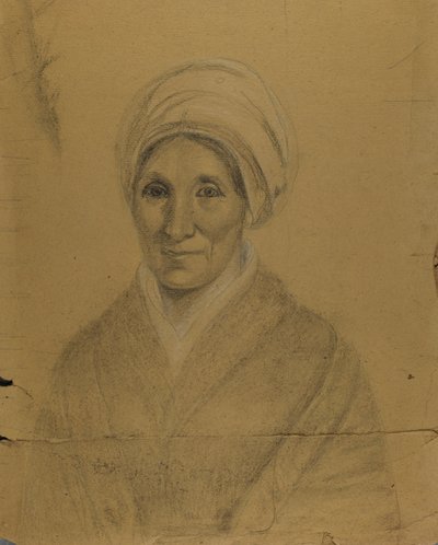 Kvinna bär turban av Unidentified
