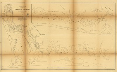 Core Sound and Straits, North Carolina. LOC 99447462 av United States Coast Survey