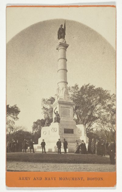 Monument över armén och flottan, Boston av Unknown