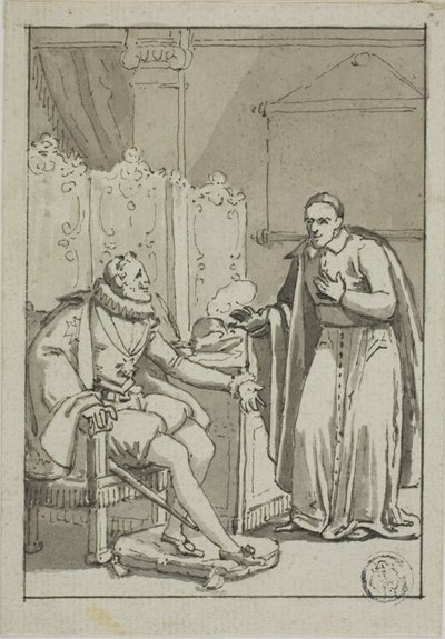 Kardinals publik med Henrik IV av Unknown