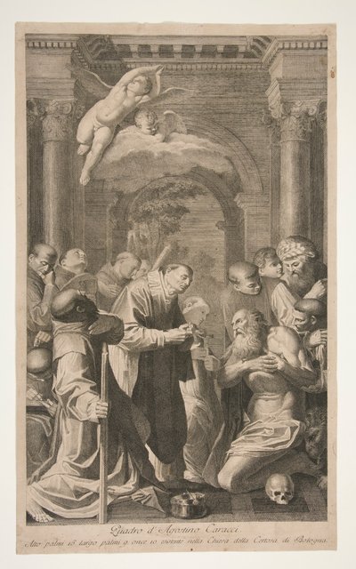 Sankt Hieronymus nattvard av Unknown