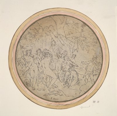 Diana och hennes nymfer överraskade av Actaeon av Unknown