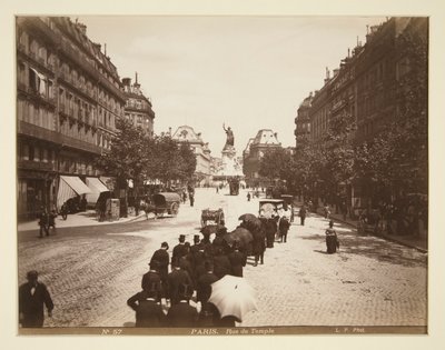 Begravningscortege, Paris av Unknown