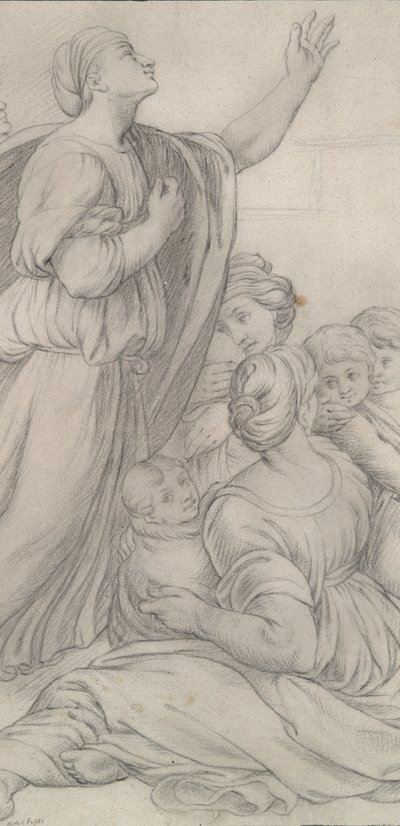 Grupp med sex figurer av Unknown