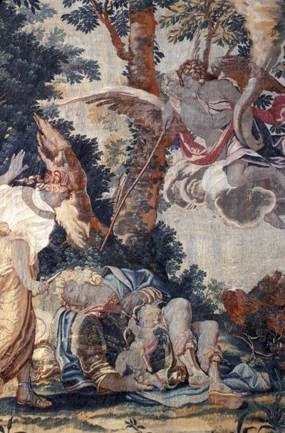 Indre & Loire N* 022 - Chateau dAzay-le-Rideau - Rum N* 3 - Hängning av Renaud och Armida (1600-talet) av Unknown