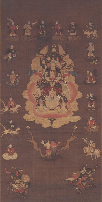 Mandala av Dakini-Ten＜Ḍākiṇī＞ av Unknown