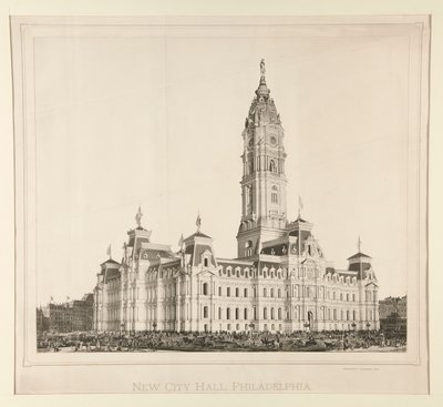 Nya stadshuset, Philadelphia av Unknown