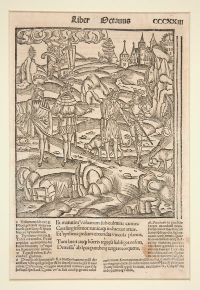Sida från Strasbourg Virgil, 1502 av Unknown