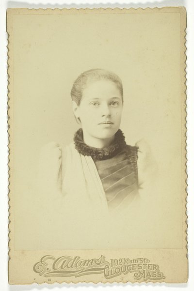 Porträtt av Edith Wonsen av Unknown