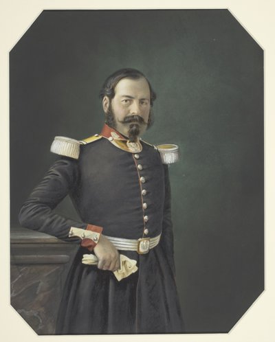 Porträtt av en fransk officer av Unknown