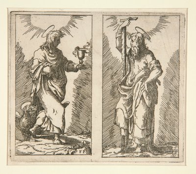 Sankt Johannes och Sankt Simon av Unknown