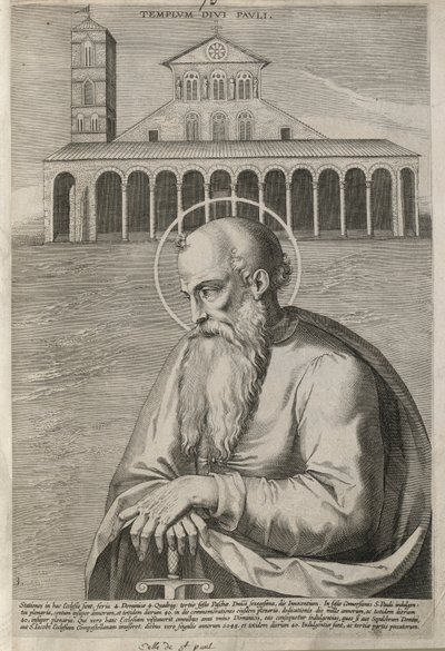 Saint Paul framför Saint Paul av Unknown