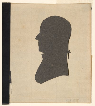 Silhouette - Guvernör Trumbull (bror till överste Trumbull) av Unknown