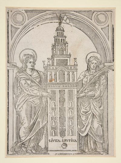 St. Justa och St. Rufina av Unknown