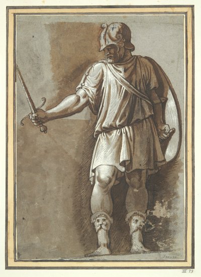 Stående krigare, från Polidoro av Unknown